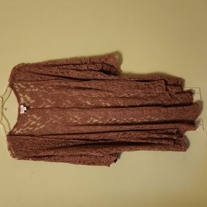 Lularoe lace kimono top